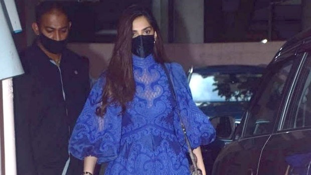Sonam Kapoor spotted outside Sanjay Leela Bhansali’s office donning a royal blue midi and a watch costing nearly Rs. 16 lakh