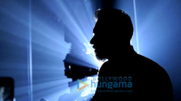 On the sets of the movie Thank God