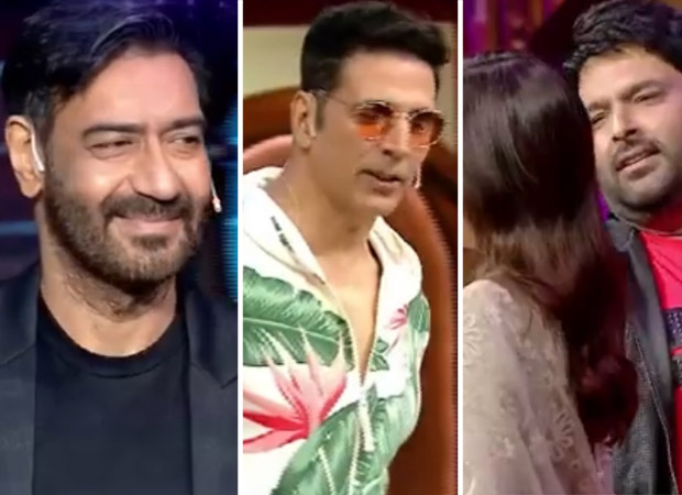 The Kapil Sharma Show Kapil Sharma approaches Nora Fatehi, Ajay Devgn shoves him The Kapil Sharma Show Kapil Sharma approaches Nora Fatehi, Ajay Devgn shoves him