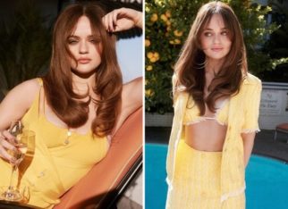 The Kissing Booth star Joey King is ray of sunshine in yellow bikini top paired with matching shirt and mini skirt
