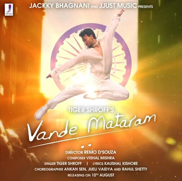 Tiger Shroff to croon 'Vande Mataram', song to release on August 10