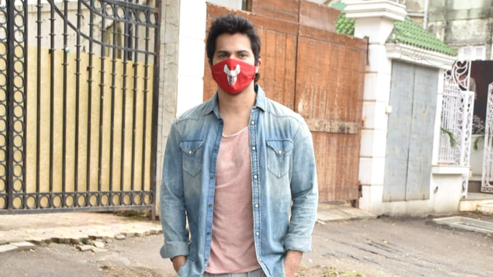 Varun Dhawan spotted at a clinic in Juhu