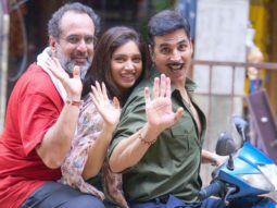 “I’m leaving the set a better actor”- Akshay Kumar bids adieu to the Mumbai sets of Raksha Bandhan with happy pictures