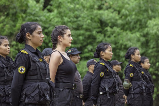 Mission Frontline: Sara Ali Khan trains in unarmed combat and gun firing as she spends a day with the Veerangana Force of Assam