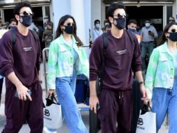 Alia Bhatt and Ranbir Kapoor spotted at the Jodhpur airport ahead of the latter’s 39th birthday