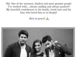 Alia Bhatt remembers Sidharth Shukla, says he was the most genuine person she worked with