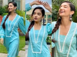 Anushka Sen keeps it traditional in embroidered kurta set