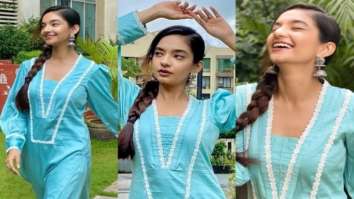 Anushka Sen keeps it traditional in embroidered kurta set