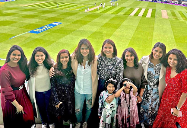 Anushka Sharma, Sanjana Ganesan, and other cricketer's spouses show their support for Team India At the Oval