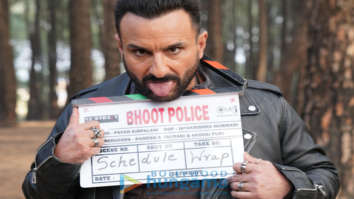 On the sets of the movie Bhoot Police