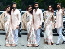 Genelia and Riteish Deshmukh give major couple style goals as they step out for Ganpati celebrations