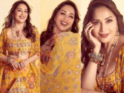 Madhuri Dixit channels major easy breezy vibes in a yellow set worth Rs. 42,500