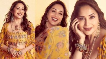 Madhuri Dixit channels major easy breezy vibes in a yellow set worth Rs. 42,500