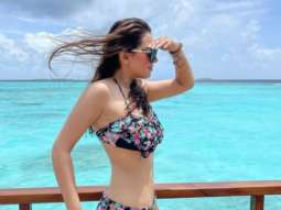 Hansika Motwani flaunts her beach body in printed bikini while vacationing in Maldives