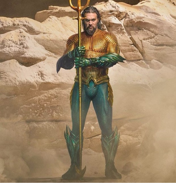 Jason Momoa unveils new version of Aquaman suit promising 'more action' in Aquaman and the Lost Kingdom