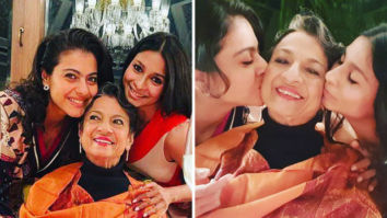 Kajol & Tanishaa Mukherji celebrates mother Tanuja’s 78th birthday