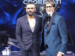 Kaun Banega Crorepati 13: Suniel Shetty flaunts his muscles along with Jackie Shroff, leaves host Amitabh Bachchan impressed