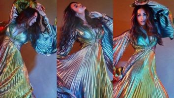Malaika Arora sizzles in a pleated metallic dress