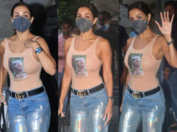 Malaika Arora stuns in metallic pants with a tank top and a bag worth Rs.1.2 lakh
