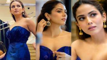 Mira Kapoor knows how to add drama to a boring day in an electric blue dress