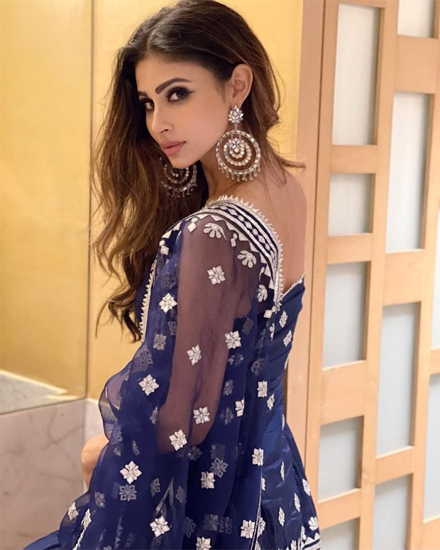 Mouni Roy looks opulent in navy blue embellished silk sharara worth Rs.26,500 Mouni Roy looks opulent in navy blue embellished silk sharara worth Rs.26,500