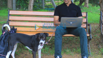 On the sets of the movie Nirmal Anand Ki Puppy