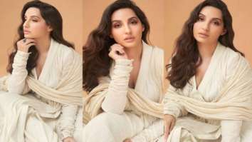 Nora Fatehi channels major desi vibes in a Rohit Bal creation