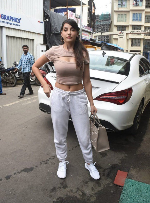 Nora Fatehi steps out in the city dressed in a casual attire carrying a bag worth nearly Rs. 2.5 lakh