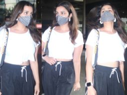 Parineeti Chopra spotted at the airport in casual attire with a Fendi bag worth Rs. 1.2 lakh