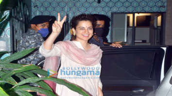 Photos: Kangana Ranaut spotted at her office in Khar