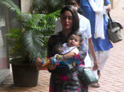 Photos: Kareena Kapoor Khan, Ibrahim Ali Khan and others snapped at Soha Ali Khan’s house for Inaaya’s birthday