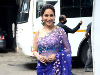 Photos: Madhuri Dixit on the sets of Dance Deewane