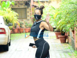 Photos: Malaika Arora and Kubbra Sait spotted at Diva Yoga studio in Bandra
