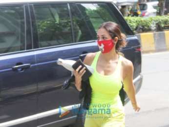 Photos: Malaika Arora spotted at Diva Yoga in Bandra