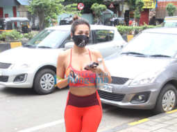 Photos: Malaika Arora spotted outside Diva Yoga in Bandra