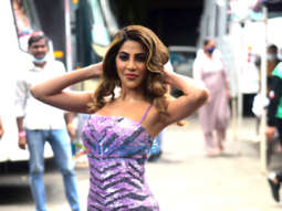 Photos: Nikki Tamboli, Shweta Tiwari, Anushka Sen and others snapped for Khatron Ke Khiladi finale at Filmcity in Goregaon