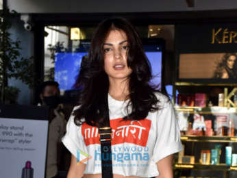 Photos: Rhea Chakraborty snapped at a salon in Juhu