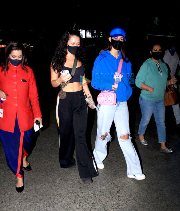 photos salman khan disha patani and krishna shroff snapped at the airport 2