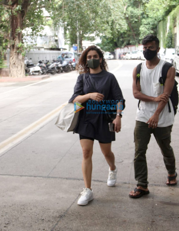 Photos: Sanya Malhotra snapped at a dance class in Khar