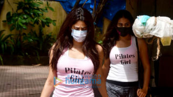 Photos: Sara Ali Khan and Janhvi Kapoor spotted at Pilates