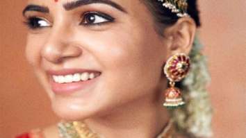 Samantha Akkineni keeps it traditional in red and gold Banarasi saree