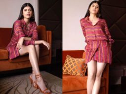Sanjana Sanghi stuns in a Saksha and Kinni wrap around dress worth Rs. 17,500