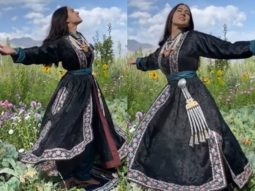 Sara Ali Khan goes filmy in traditional Ladakhi Goncha, plays ‘Yeh Kahan Aa Gaye Hum’ in the background