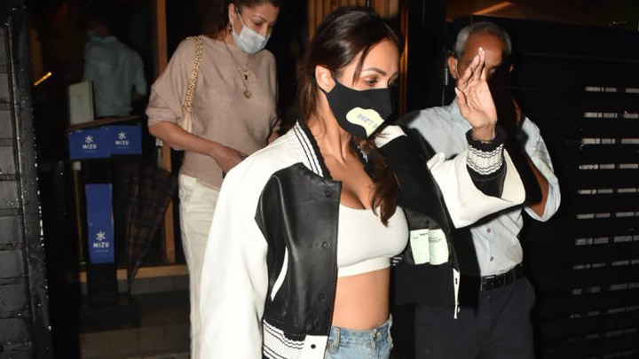 Spotted: Malaika Arora at Mizu in Bandra, Mumbai