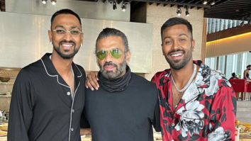 Suniel Shetty joins cricketers Hardik and Krunal Pandya in a photo that proves he can compete with millennials
