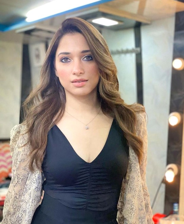 Tamannaah Bhatia makes a smashing statement in a ruched black dress as she posts throwback pictures