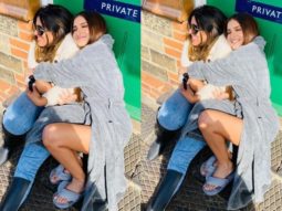 Tara Sutaria finds a new cuddle partner on the sets of Heropanti 2 in London