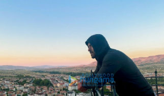 On the sets of the movie Tiger 3