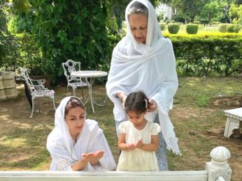 Sharmila Tagore, Soha Ali Khan and Inaaya visit Mansoor Ali Khan Pataudi’s grave on his 10th death anniversary Sharmila Tagore, Soha Ali Khan and Inaaya visit Mansoor Ali Khan Pataudi’s grave on his 10th death anniversary