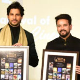 Sidharth Malhotra meets I&B Minister Anurag Thakur at the 1st Himalayam Film Festival during the screening of Shershaah